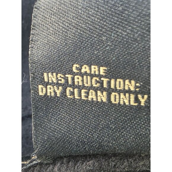 F.R. Tripler Y2K Wool Blnd Full Zip Jacket Men Sz 2XL Black Minimalist Coat - Picture 12 of 12